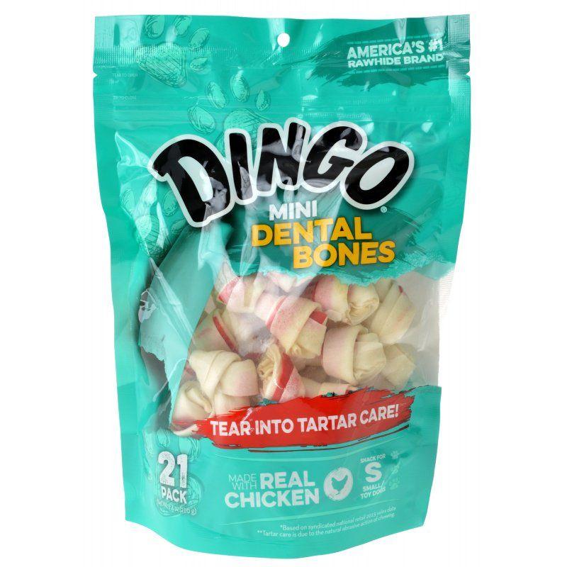 Dingo Dental Bones with Real Chicken (No China Sourced Ingredients)