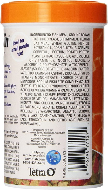 Tetra TetraFin Goldfish Flakes Food with ProCare, 4.4 oz