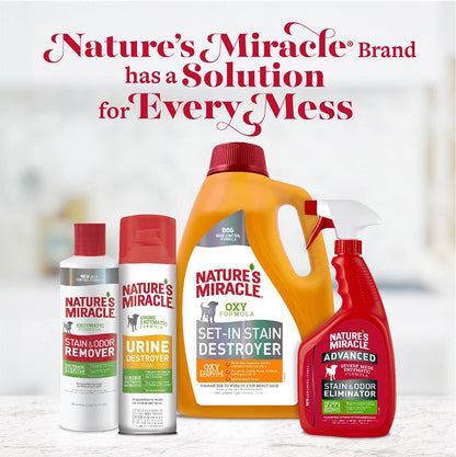 Nature's Miracle Dog Stain and Odor Remover, Safe for Your Pets & Home