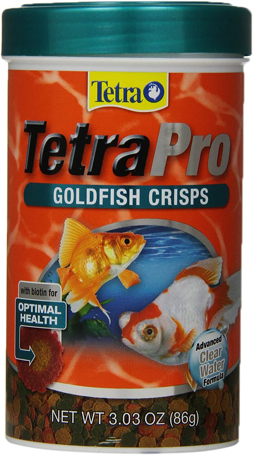 Tetra 77076 TetraPRO Goldfish Crisps for Fishes, 3.03 oz
