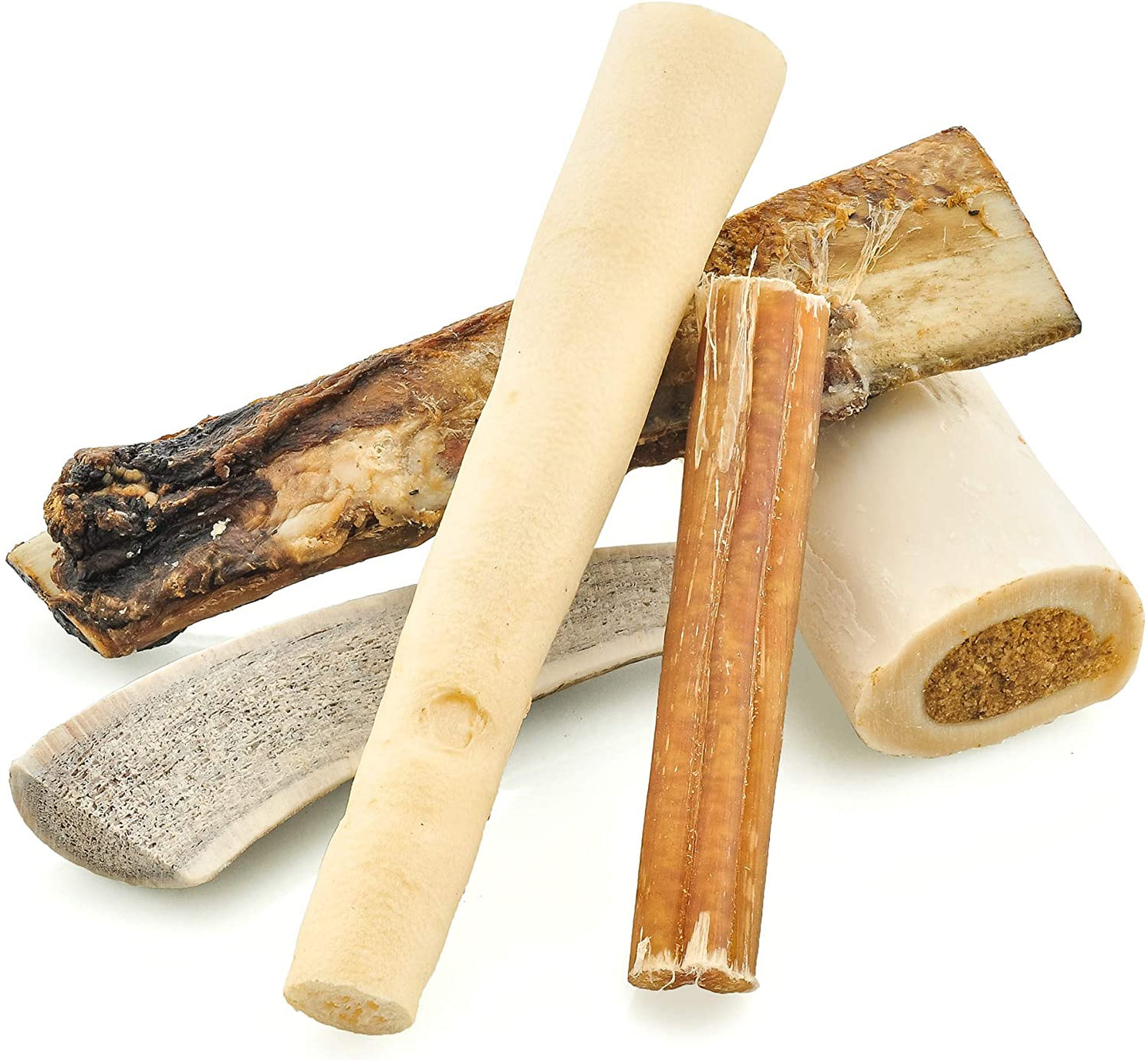 Barkworthies Healthy Dog Treats & Chews Variety Pack - Protein-Rich, All-Natural, Highly Digestible, Rawhide Alternative - Promotes Dental Health - Great Gift for All Dogs