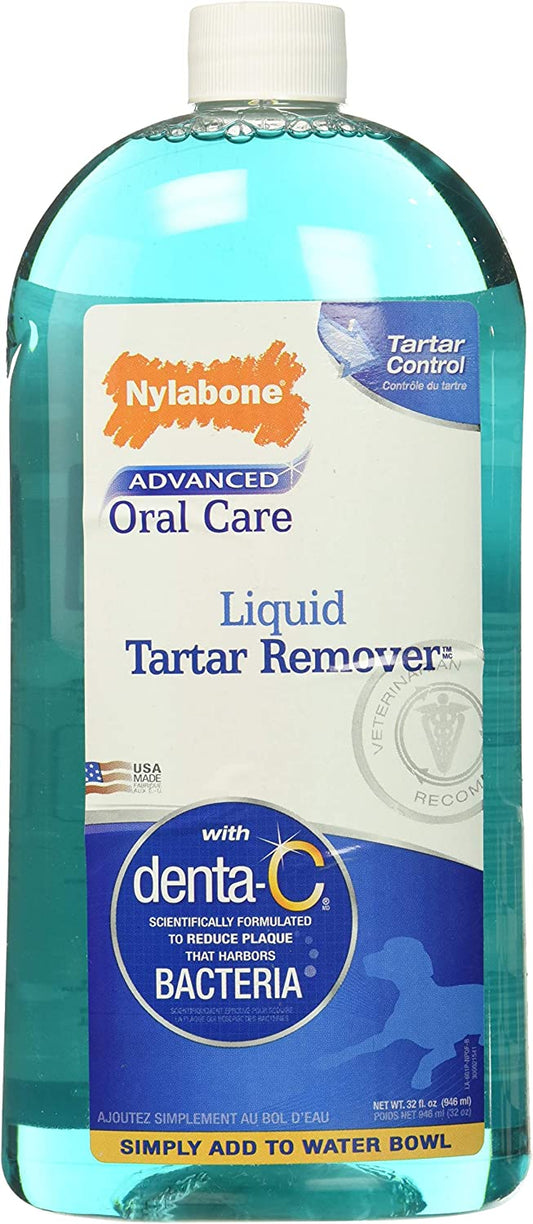 Nylabone Advanced Oral Liquid Tartar Remover - 32oz Bottles (3 Pack)