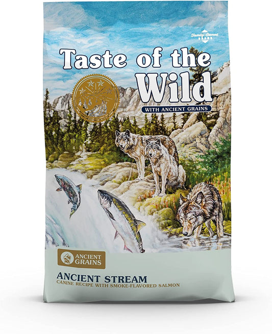 Taste of the Wild Smoked Salmon High Protein Real Fish Recipes Premium Dry Dog Food with Real Salmon, Superfoods and Nutrients Like Probiotics, Vitamins and Antioxidants for Adult Dogs or Puppies