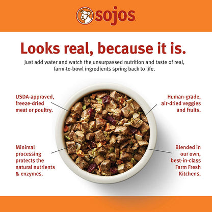 Sojos Complete Natural Freeze-Dried Natural Raw & Dehydrated Grain-Free Dog Food
