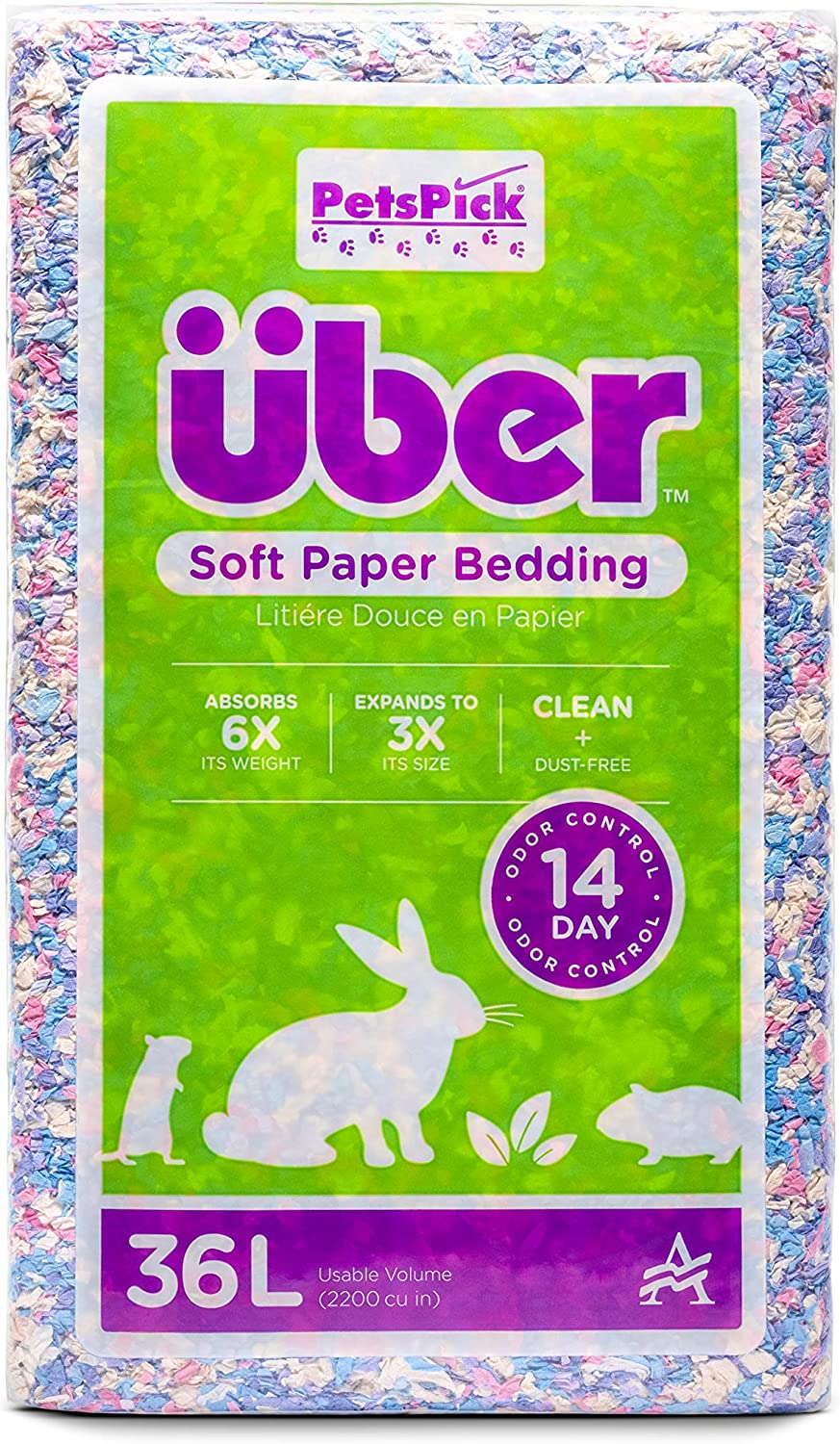 PETSPICK Uber Soft Paper Pet Bedding for Small Animals