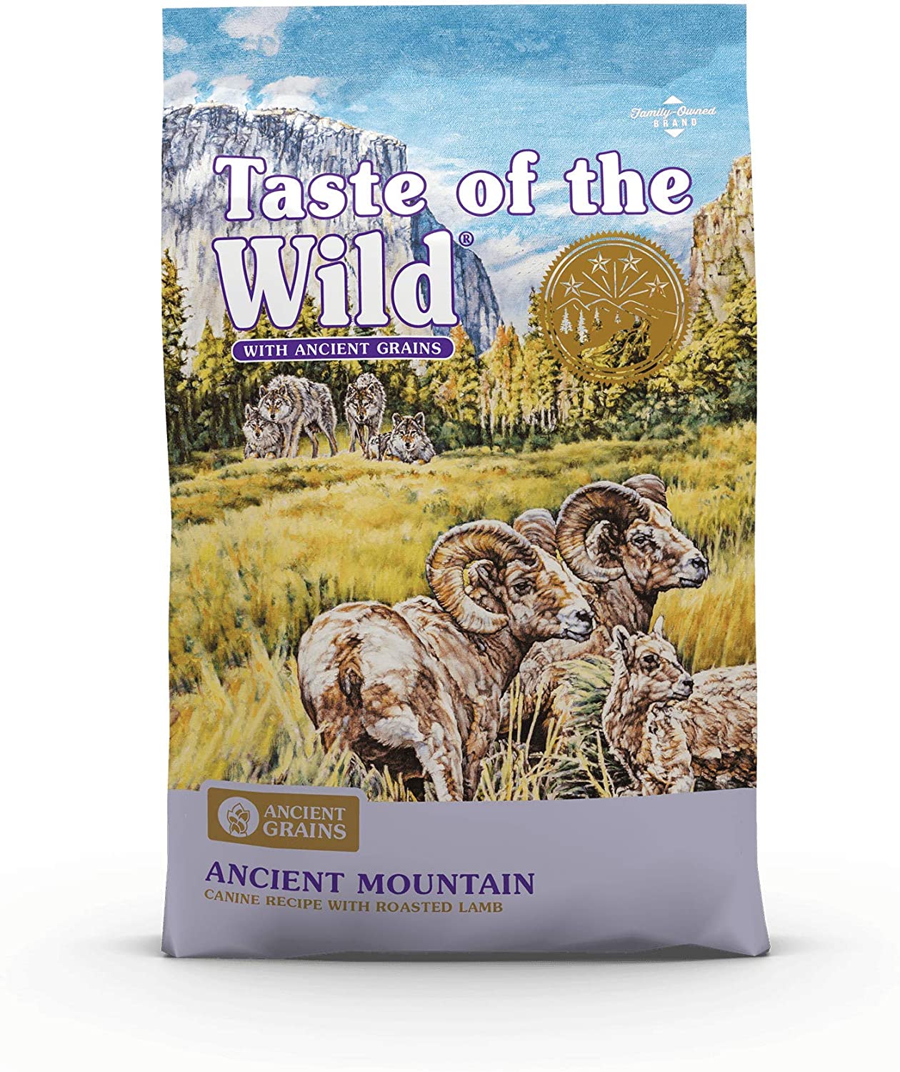 Taste of The Wild Roasted Lamb High Protein Real Meat Recipes Premium Dry Dog Food for All Life Stages, Made with Real Lamb, Superfoods and Nutrients Like Probiotics, Vitamins and Antioxidants