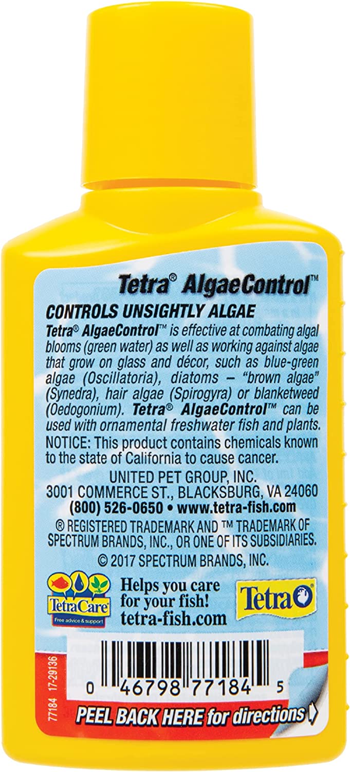 Tetra Algae Control 3.38 Ounces, Broad Spectrum aquarium Algae Control (77184)