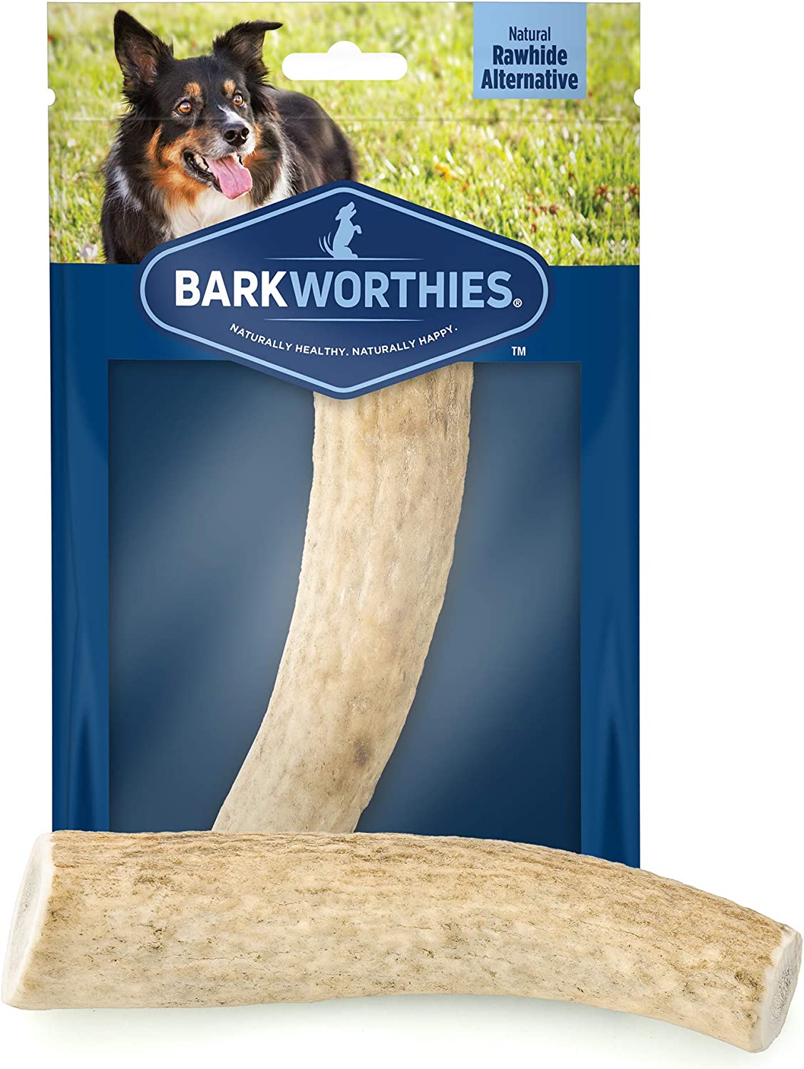 Barkworthies Hand Selected, Naturally Shed Split & Whole Elk Antlers - Premium Long Lasting, Odor Free Dog Chews for All Dog Sizes and Breeds - No Chemical Treatments, No Added Preservatives