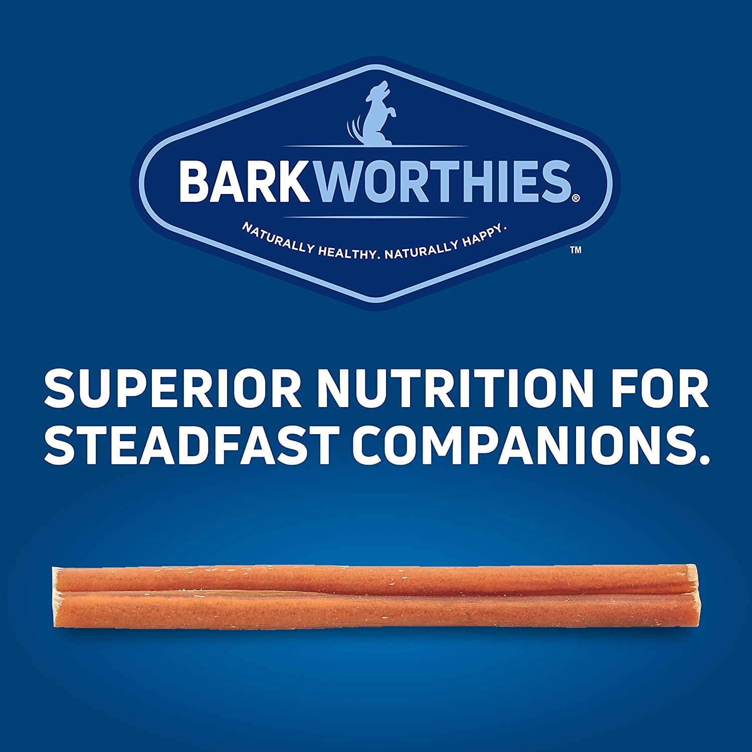 Barkworthies Odor-Free 12-inch Bully Sticks (3 Pack) - Healthy Dog Chews - Protein-Packed, Highly Digestible, All-Natural Rawhide Alternative Dog Treats - Promotes Dental Health