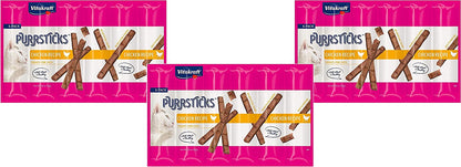 Vitakraft 18 Pack of Chicken Purrsticks Cat Treats
