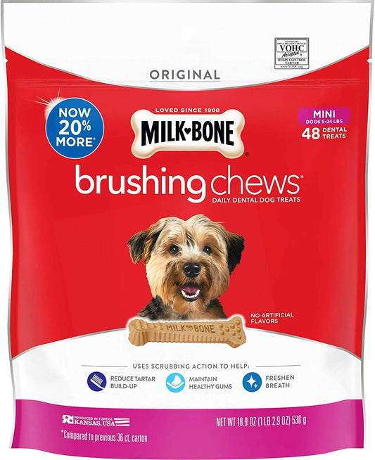 Milk-Bone Original Brushing Chews Daily Dental Dog Treats