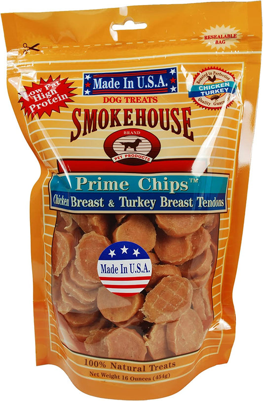 Smokehouse 100-Percent Natural Prime Chips Dog Treats