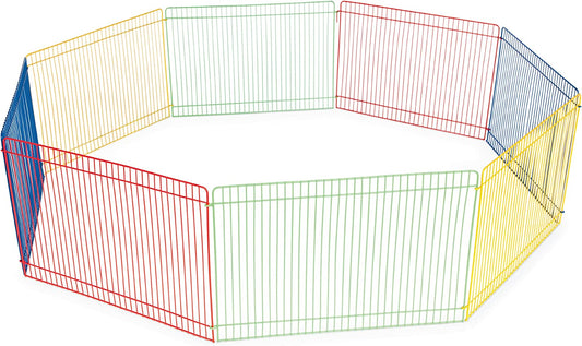 Prevue Pet Products Multi-Color Small Pet Playpen 40090,13x35.87x8.67 inch