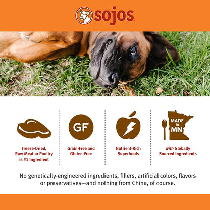Sojos Complete Natural Freeze-Dried Natural Raw & Dehydrated Grain-Free Dog Food