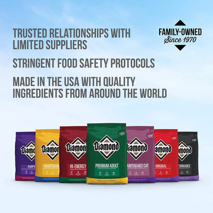 Diamond Adult Dry Dog Food for Active, Moderately Active or Show Dogs Protein, Probiotics and Antioxidants