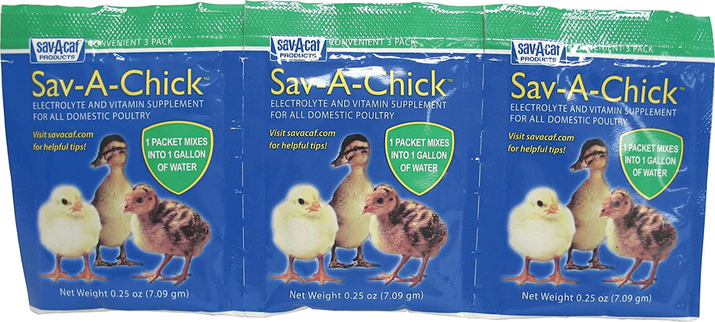 Sav-A-Chick Electrolyte & Vitamin Supplement (3-0.2 oz Packets)