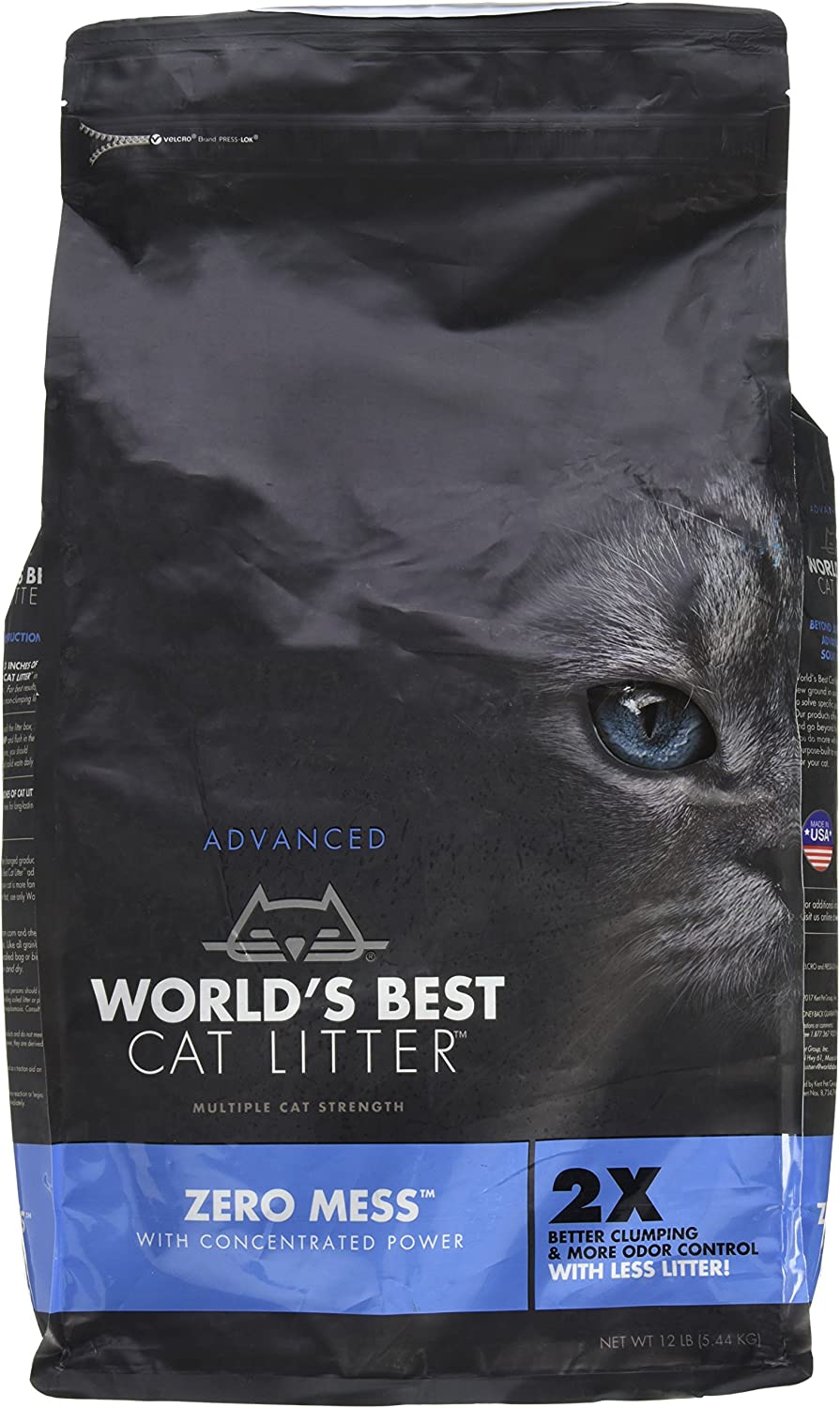 World's Best Cat Litter Advanced Zero Mess Cat Litter, 12 lb