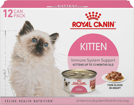 Royal Canin Feline Health Nutrition Thin Slices in Gravy Variety Pack Wet Kitten Food