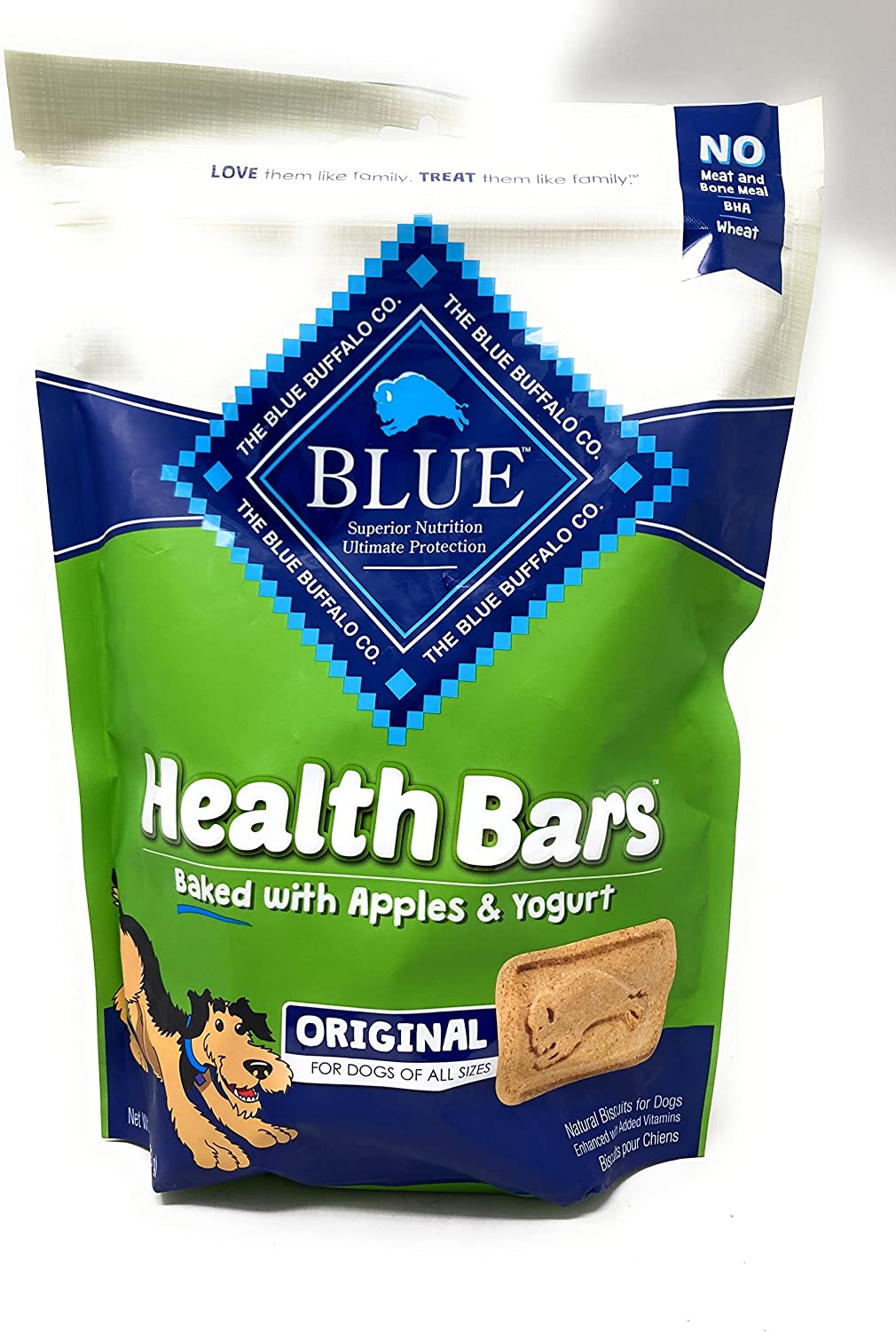 Blue Buffalo Health Bars with Apple and Yogurt Treats For Dogs