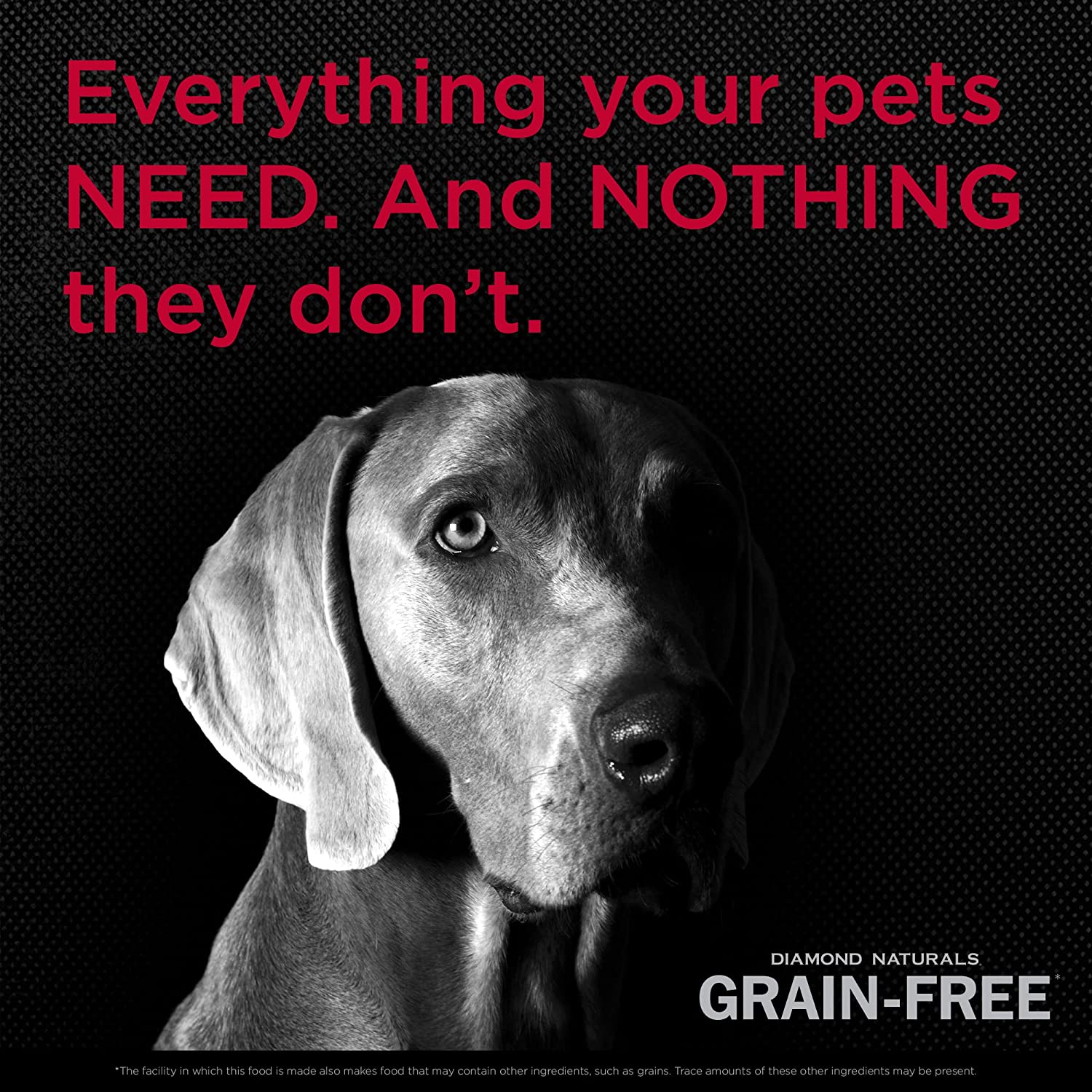 Diamond Naturals Grain Free Formulations Real Meat Protein Dry Dog Food for All Life Stages