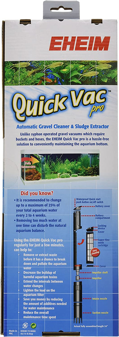 EHEIM Quick Vac Pro Automatic Gravel Cleaner and Sludge Extractor- PetOverstock