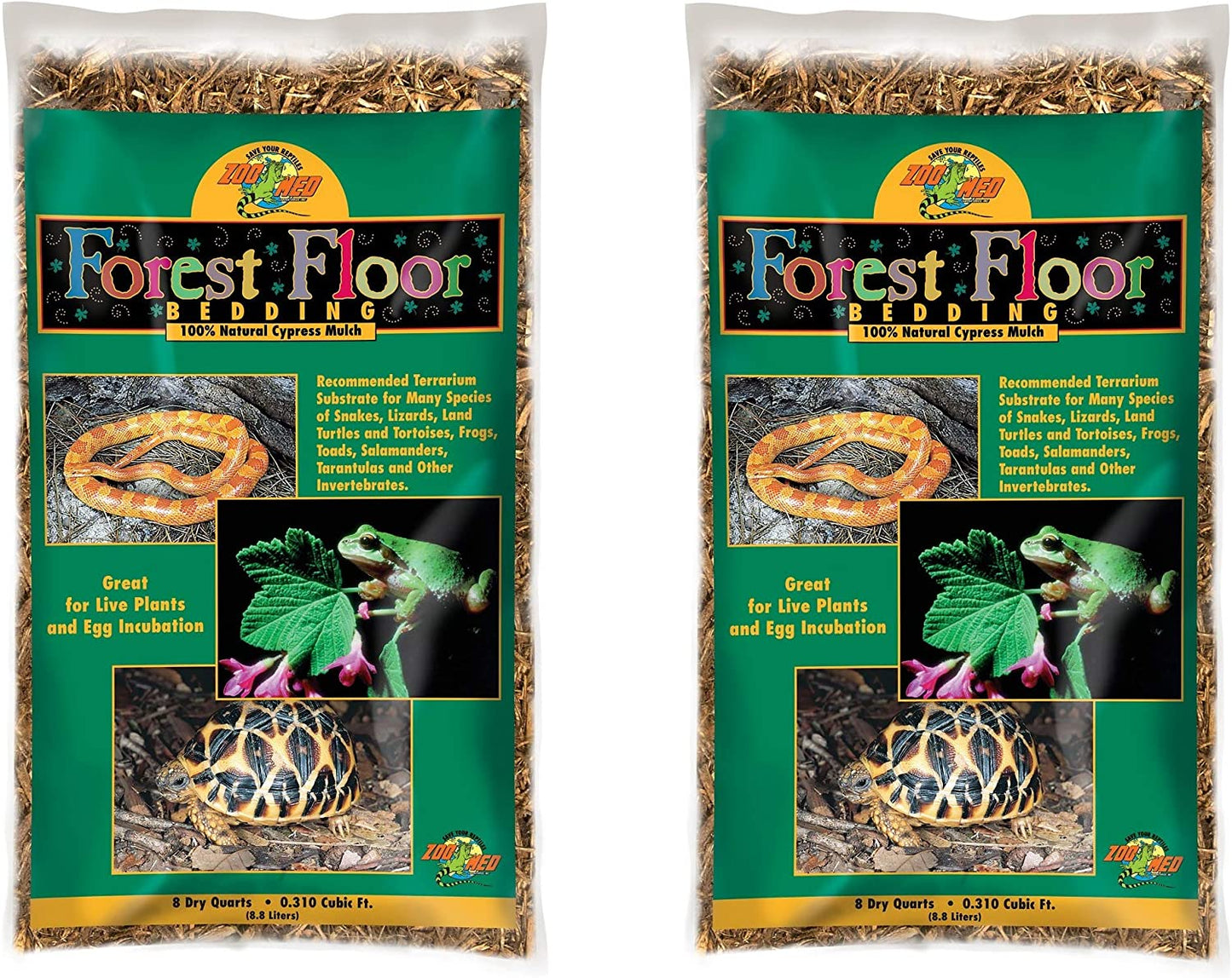 Zoo Med (2 Pack) Forest Floor Bedding
