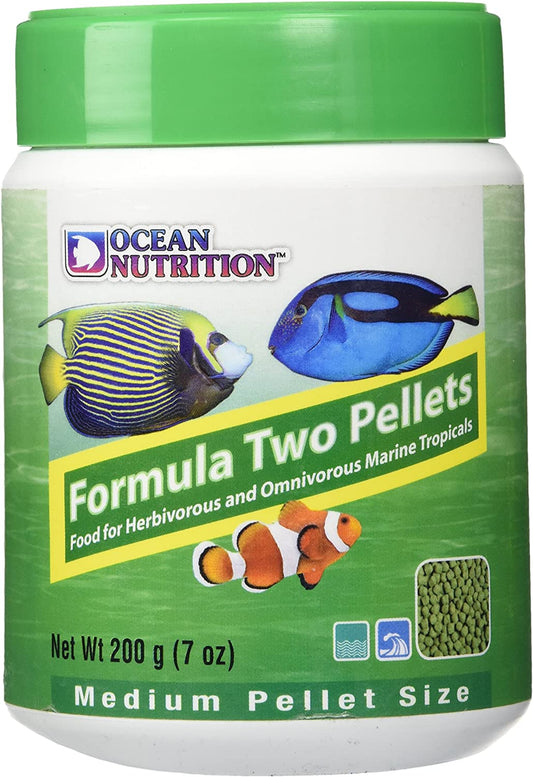 Ocean Nutrition Formula Two Pellets for Herbivorous and Omnivorous Marine Tropicals 200g