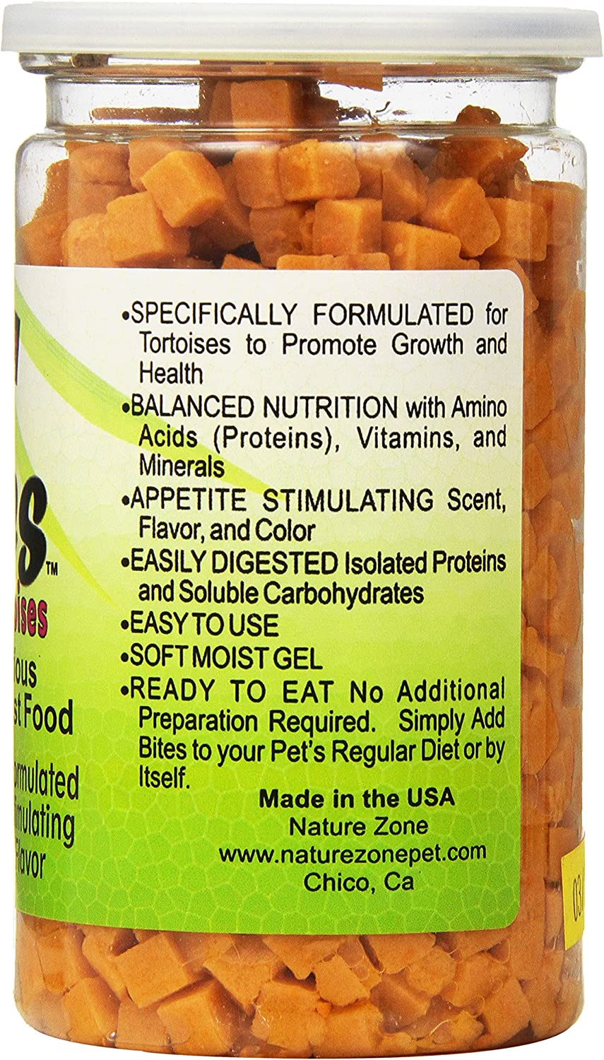 Nature Zone Snz54661 Melon Flavored Total Bites Soft Moist Food For Tortoise, 9-Ounce