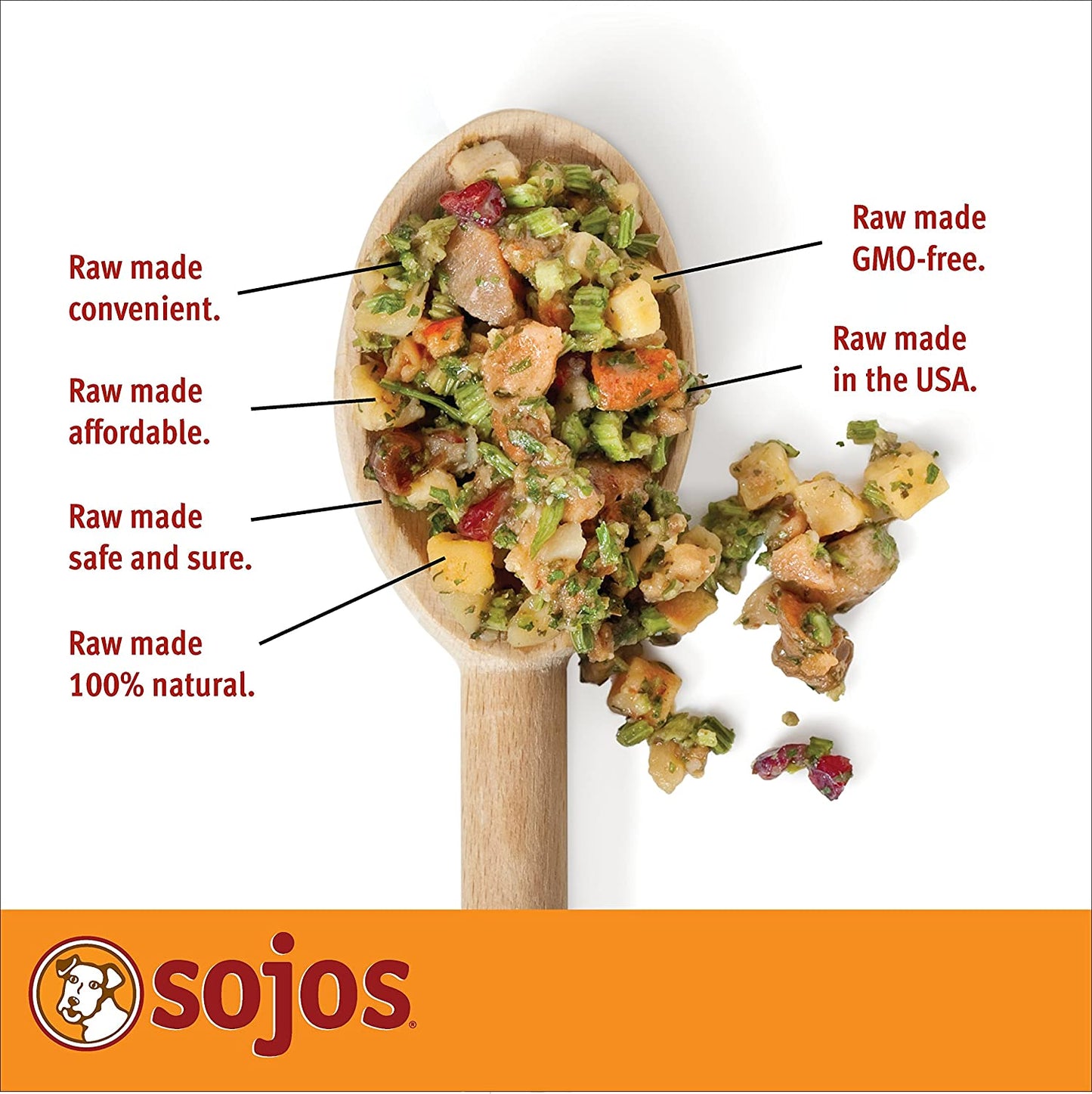 Sojos Complete Natural Raw Freeze Dried Dog Food Mix, Turkey, 7 Pound Bag