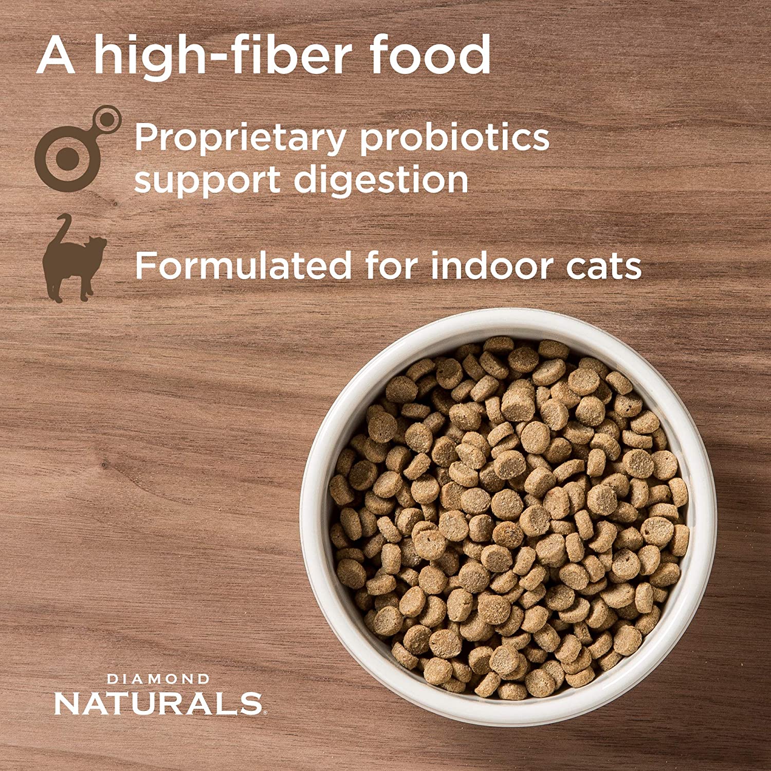 DIAMOND NATURALS High Protein Premium Formulas Dry Cat Food with Superfoods and Antioxidants