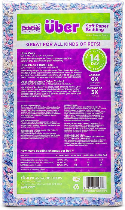 PETSPICK Uber Soft Paper Pet Bedding for Small Animals