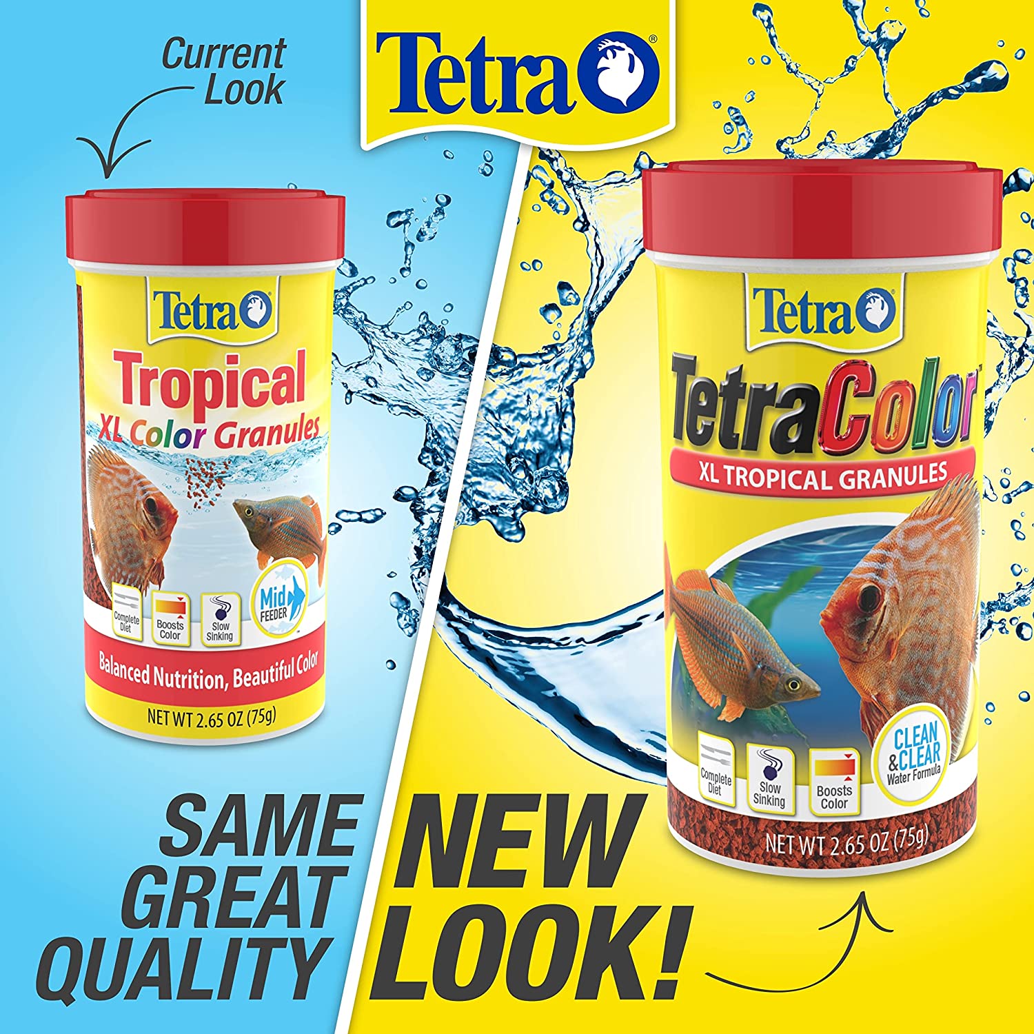 Tetra Tropical XL Color Granules with Natural Color Enhancer