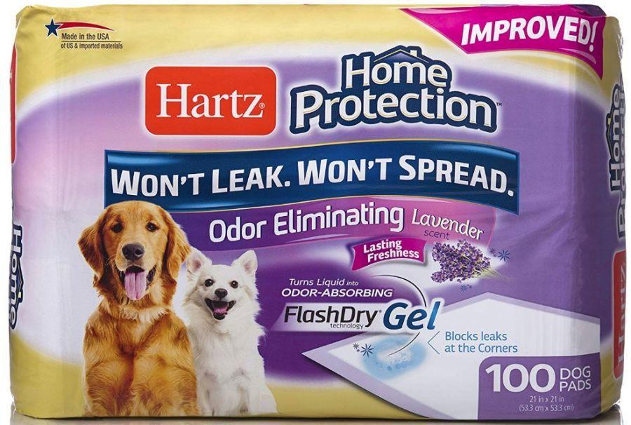 Hartz Home Protection Lavender Scent Odor Eliminating Dog Pads - Regular