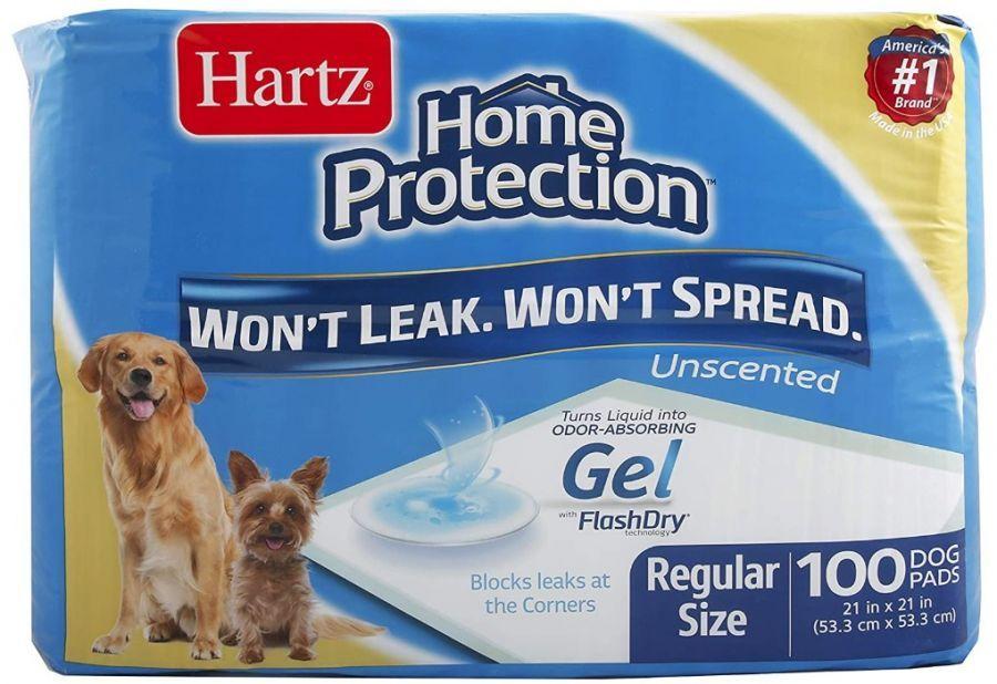 Hartz Home Protection Unscented Odor Eliminating Dog Pads - Regular