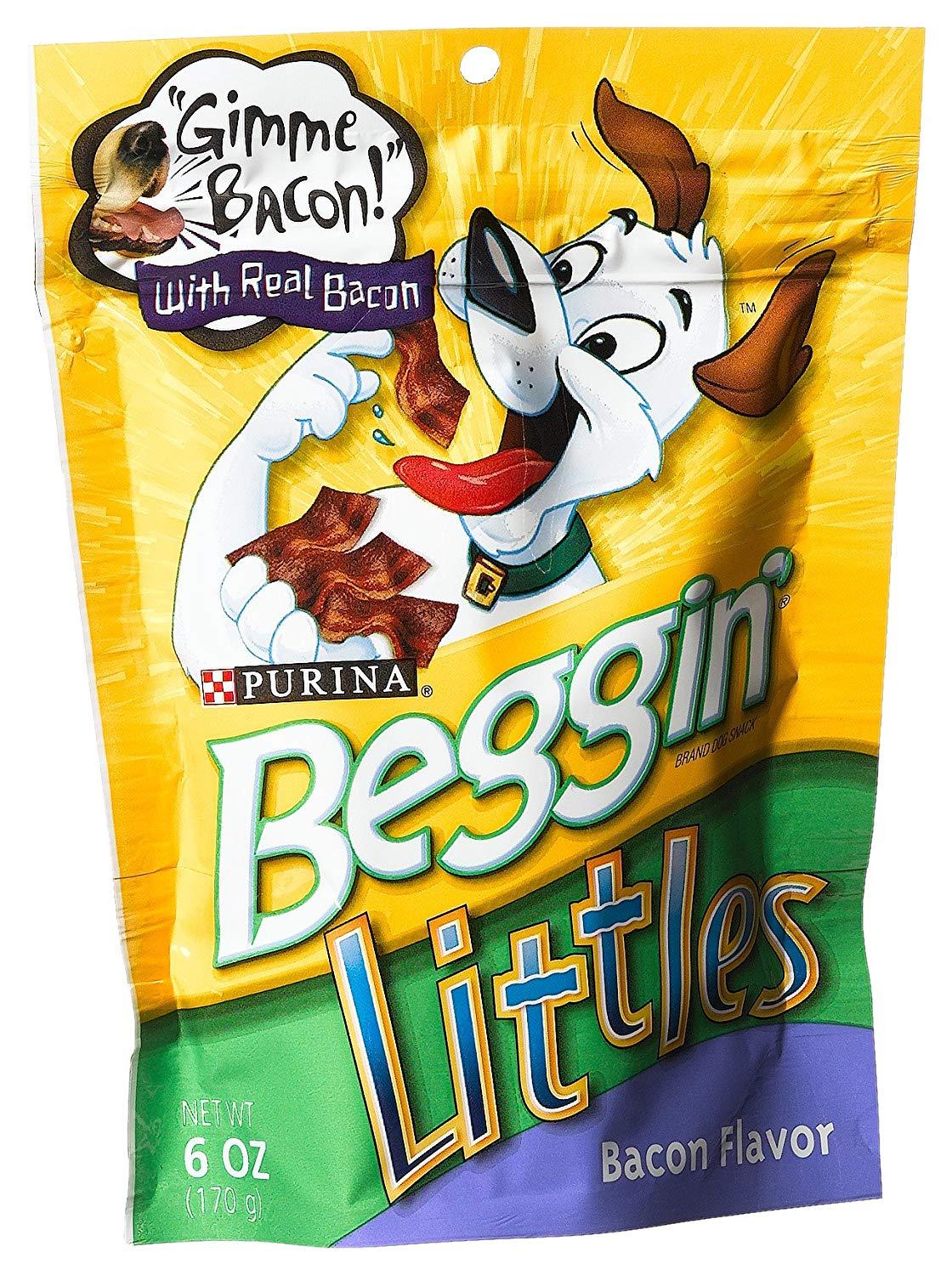 Beggin Littles Bacon Flavored 6OZ Dog Treat (Pack of 2)