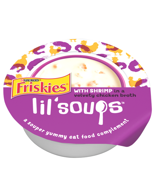 Lil Soups Shrimp Wet Cat Treat/Topper,  Friskies